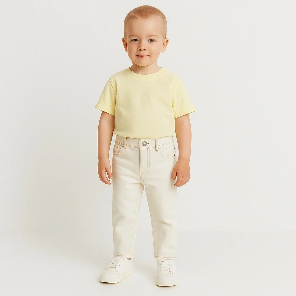 ZARA Kids | Ecru | STRAIGHT LEG JEANS